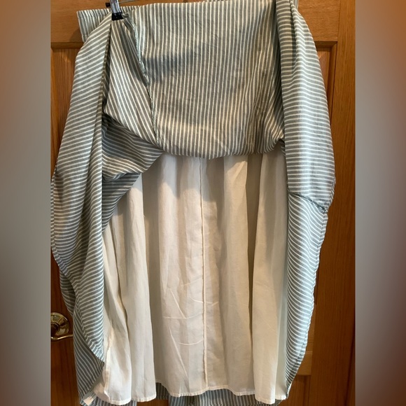 Poetry Full A-Line Long Cotton Skirt With Pockets Size 16 - Picture 6 of 13